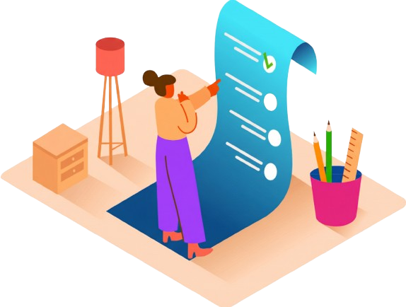 AI automation and chatbot illustration